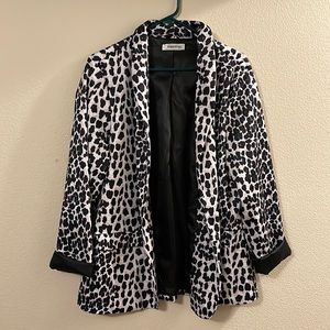 Cheetah blazer